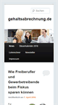 Mobile Screenshot of gehaltsabrechnung.de