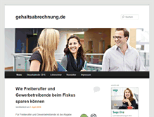 Tablet Screenshot of gehaltsabrechnung.de